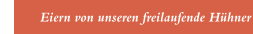 Eiern von unseren freilaufende Hühner